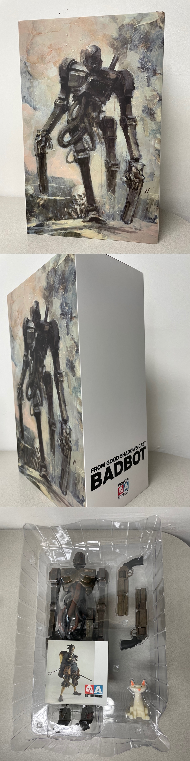 Badbot フィギュア Good Shadows Cast threeA Jin Saotome's Five Minute Toy Review: ThreeA Toys Action